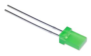 MP007956 - LED, Super Green, Through Hole, 2mm x 5.25mm, 20 mA, 2 V, 571 nm - MULTICOMP PRO