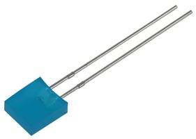 MP007967 - LED, Super Blue, Through Hole, 2.6mm x 6.9mm, 20 mA, 3.2 V, 468 nm - MULTICOMP PRO