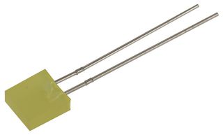 MP007970 - LED, Super Yellow, Through Hole, 2.6mm x 6.9mm, 20 mA, 2 V, 590 nm - MULTICOMP PRO