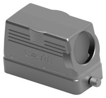 T1310160132-000 - Heavy Duty Connector, Hood, Side Entry, Aluminium Alloy Body, 1 Lever, H16B - TE CONNECTIVITY