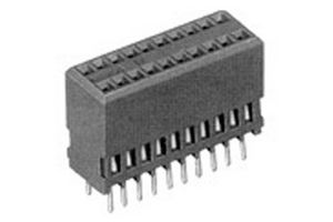 5-104078-3 - PCB Receptacle, Board-to-Board, 1.27 mm, 2 Rows, 10 Contacts, Through Hole Mount - AMP - TE CONNECTIVITY