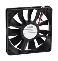 08015SS-24M-AA-00 - DC Axial Fan, 24 V, Square, 80 mm, 15 mm, Sleeve Bearing, 30 CFM - NMB TECHNOLOGIES