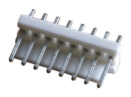 640454-7 - Pin Header, Wire-to-Board, 2.54 mm, 1 Rows, 7 Contacts, Through Hole Straight, MTA-100 - AMP - TE CONNECTIVITY