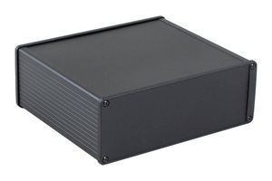 1457U1601EBK - Metal Enclosure, EMI/RFI Box, Extruded Aluminium, 68.07 mm, 191.01 mm, 160.02 mm, IP54 - HAMMOND