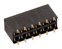 61032221821 - PCB Receptacle, Board-to-Board, 2.54 mm, 2 Rows, 22 Contacts, Surface Mount Straight, WR-PHD - WURTH ELEKTRONIK