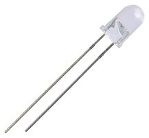 MP008536 - LED, Amber, Through Hole, T-1 3/4 (5mm), 20 mA, 2 V, 605 nm - MULTICOMP PRO