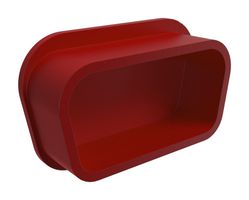 70523CLF - Dust Cap / Cover, Dust Cap, 9 Position D-Sub Receptacle Connectors, PP (Polypropylene) Body - AMPHENOL COMMUNICATIONS SOLUTIONS