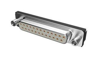 LD25P24A4GV00LF - D Sub Connector, Standard, Plug, FCI DELTA-D LD Series, 25 Contacts, DB, Solder - AMPHENOL COMMUNICATIONS SOLUTIONS