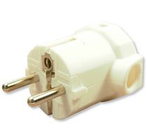 MP008772 - Power Entry Connector, Schuko, 16 A, White, 250 V - MULTICOMP PRO