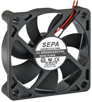 PLB60B24FSE31A - DC Axial Fan, 24 V, Square, 60 mm, 15 mm, Ball Bearing - SEPA
