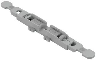221-2501 - Mounting Carrier, 1 Way, Wago 221-2411 Inline Splicing Connector with Lever, 221 Series - WAGO