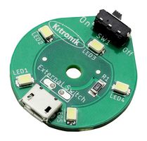 35157 - USB LED Board, Round, White, LED Lighting, Lighting - KITRONIK