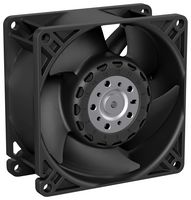 AF80-00136 12V P/2 13.200 - DC Axial Fan, 12 V, Square, 80 mm, 38 mm, Ball Bearing, 103 CFM - EBM-PAPST