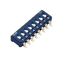 CFS-0800TB - DIP / SIP Switch, 8 Circuits, Slide, Surface Mount, 8PST-NO, 6 V, 100 mA - NIDEC COPAL ELECTRONICS