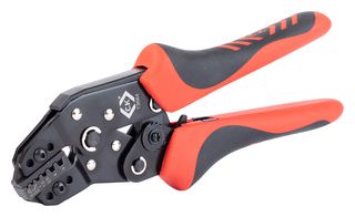 T3684 - Crimp Tool, Ratchet, 0.25-6mm2 Medium Bootlace Ferrules - CK TOOLS