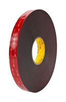 5952, BLACK, 3M X 19MM - Foam Tape, Double Sided, Black, 3 m x 19 mm - 3M