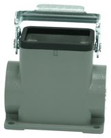 MP009360 - Heavy Duty Connector, Base, Bulkhead Mount, Side Entry, Aluminium Body, 1 Lever, 6B - MULTICOMP PRO