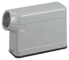 MP009404 - Heavy Duty Connector, Hood, Side Entry, Aluminium Body, 1 Lever, 16A - MULTICOMP PRO