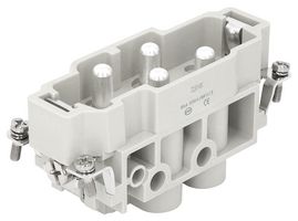 MP009597 - Heavy Duty Connector, Combination, MP-HK INSERTS, Insert, 4+PE Contacts, 16B, Plug, Screw Pin - MULTICOMP PRO