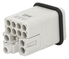 MP009623 - Heavy Duty Connector, MP-HQ INSERTS, Insert, 12+PE Contacts, 3A, Plug - MULTICOMP PRO