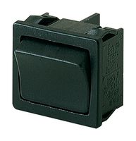 1804.2102 - Rocker Switch, On-Off, DPDT, Non Illuminated, Through Hole, Black, 1800 Series - MARQUARDT