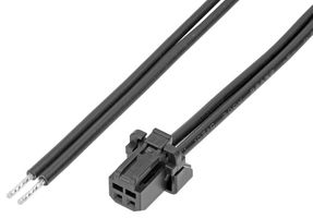 219653-1022 - Cable Assembly, Micro-One 2.0 Receptacle to Free End, 2 Ways, 2 mm, 1 Row, 150 mm, 5.9 " - MOLEX