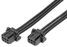 219652-1032 - Cable Assembly, Micro-One 2.0 Receptacle to Micro-One 2.0 Receptacle, 3 Ways, 2 mm, 1 Row, 150 mm - MOLEX