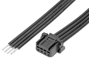 219653-1040 - Cable Assembly, Micro-One 2.0 Receptacle to Free End, 4 Ways, 2 mm, 1 Row, 50 mm, 1.97 " - MOLEX