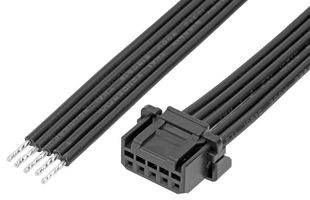 219653-1053 - Cable Assembly, Micro-One 2.0 Receptacle to Free End, 5 Ways, 2 mm, 1 Row, 300 mm, 11.8 " - MOLEX