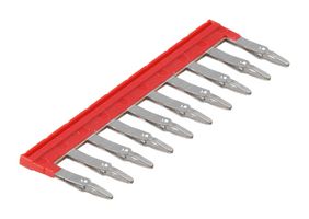2709800000 - Jumper (Busbar), Cross Connector Bridge, Weidmuller ModuPlug MHE 4X Heavy Duty Modules, 10 Ways - WEIDMULLER