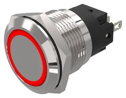 82-5151.0114 - LED Panel Mount Indicator, Red, 24 V, 19 mm, 10 mA, IP65, IP67 - EAO