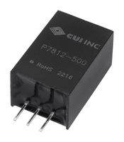 P7812-500 - DC/DC Converter, ITE, 1 Output, 6 W, 12 V, 500 mA, P78-500 Series - CUI