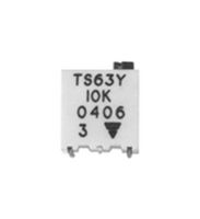 TS63Y502KR10 - Trimpot, Multi Turn, Cermet, Top Adjust, 5 kohm, Surface Mount, 13 Turns - VISHAY