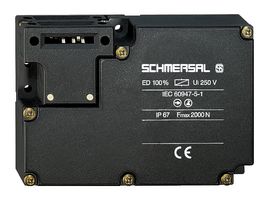 101181019 - Safety Interlock Switch, AZM 161 Series, DPST-NO, 4PST-NC, Cage Clamp, 230 V, 4 A, IP67 - SCHMERSAL