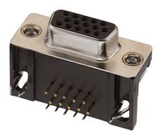 618015325223 - D Sub Connector, High Density, Receptacle, WR-DSUB Series, 15 Contacts, DE, Solder - WURTH ELEKTRONIK