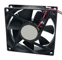 OD8025-12LB - DC Axial Fan, 12 V, Square, 80 mm, 25 mm, Ball Bearing, 21.9 CFM - ORION FANS