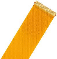 15032-0213 - FFC / FPC Cable, 13 Core, 0.3 mm, Same Sided Contacts, 2 ", 51 mm, Brown, Orange - MOLEX