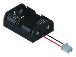 2473CN - BATT HOLDER, N X 2, WIRE LEADS - KEYSTONE