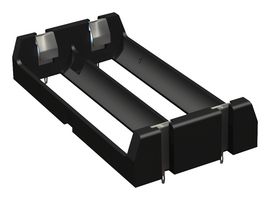 1049P - BATT HOLDER, 18650 X 2, TH - KEYSTONE