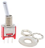 200MSP1T1B1M2QEH - Toggle Switch, On-On, SPDT, Non Illuminated, Through Hole, 3 A - E-SWITCH