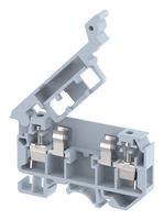 KUFH4 - Fused Terminal Block, 2 Ways, 24AWG to 10AWG, 4 mm², Screw, 12 A, 800 V - ELKAY