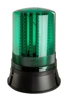 LED401-02-04 (GREEN) - Beacon, Continuous, Flashing, Rotating, -25 °C to 55 °C, 24 VDC, 205 mm H, LED401 Series/Green - MOFLASH SIGNALLING