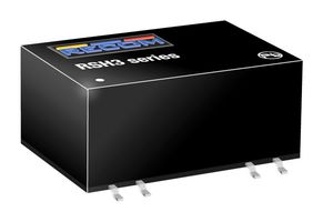 RSH3-2412D/H2 - Isolated Surface Mount DC/DC Converter, ITE, 3 W, 2 Output, 12 V, 125 mA - RECOM POWER