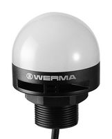 24013050. - Beacon, Multicolour, Blinking/Steady, Single/Pulse, 85 dB, 30 VDC, 55 mm, IP65 - WERMA