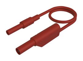 934043101 - Banana Test Lead, 4mm Stackable Banana Plug, Shrouded, 4mm Banana Socket, Shrouded, 6.6 ft, 2 m - HIRSCHMANN TEST AND MEASUREMENT