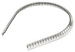 3851190 - Spring Gasket, Profile Strip, Beryllium Copper, Clip On Mount, 403.29 mm x 8.13 mm x 2.8 mm - WURTH ELEKTRONIK