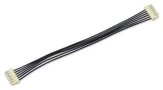 MP010813 - FFC / FPC Cable, 6 Core, 0.8 mm, Opposite Sided Contacts, 1.97 ", 50 mm, Black - MULTICOMP PRO