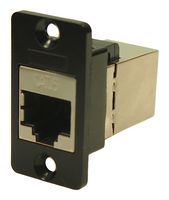 CP30622SMB - In-Line Adapter, Slim, Cat6, RJ45, RJ45, Adaptor, In-Line, Jack, 8 Ways - CLIFF ELECTRONIC COMPONENTS