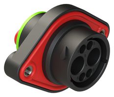 AHDP02-18-06PN-SRAC030 - Circular Connector, DuraMate™ AHDP Smooth Ring Adapter Series, Panel Mount Receptacle, 2 Contacts - AMPHENOL SINE/TUCHEL