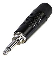 RTP2C-BAG - Phone Audio Connector, Mono, 2 Contacts, Plug, 3.5 mm, Cable Mount, Nickel Plated Contacts - REAN